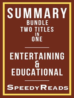 cover image of Summary Bundle Two Titles in One--Entertaining and Educational